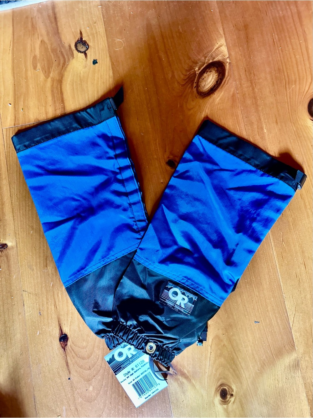 Outdoor Research Rocky MT High Gaiters - Blue and Black